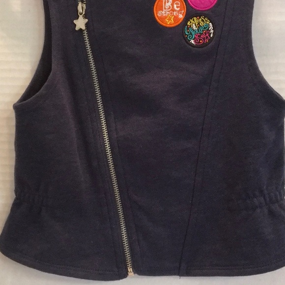 AMERICAN GIRL Zipper NAVY BLUE VEST PATCHES 6GIRL.SOLD - Picture 4 of 8